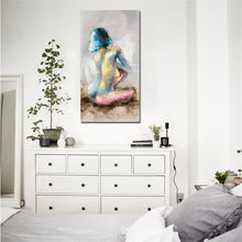 Load image into Gallery viewer, 🔥Abstract Canvas Painting Nude Woman's Back Print Poster Wall Painting For Living Room Wall Art Picture Home Decor Gift No Frame - SallyHomey Life's Beautiful