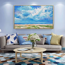 Load image into Gallery viewer, 100% Hand Painted Modern Scenery Art Oil Painting On Canvas Wall Art Frameless Picture Decoration For Live Room Home Decor Gift