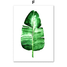 Load image into Gallery viewer, Plants Leaves Cactus Monstera Wall Art Canvas Painting Nordic Posters And Prints Wall Pictures For Living Room Bed Room Decor - SallyHomey Life's Beautiful