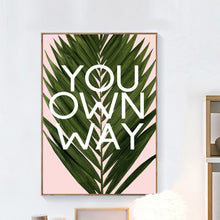 Load image into Gallery viewer, Tropical Cactus Monstera Palm Leaf Plant Wall Art Canvas Painting Nordic Posters And Prints Wall Pictures For Living Room Decor - SallyHomey Life's Beautiful