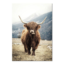 Load image into Gallery viewer, Scandinavian Poster Nordic Style Print Sheep Horse Cattle Animal Wall Art Canvas Painting Field Nature Picture Living Room Decor - SallyHomey Life's Beautiful