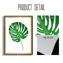 Load image into Gallery viewer, Green Big Palm Leaf Monstera Banana Leaf Wall Art Print Canvas Painting Nordic Posters And Prints Wall Pictures For Living Room - SallyHomey Life's Beautiful