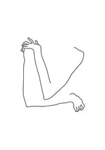 Load image into Gallery viewer, Abstract Lady Line Drawing Picture Home Decor Nordic Canvas Painting Wall Art Figure Body Hand Posters and Print for Living Room - SallyHomey Life's Beautiful