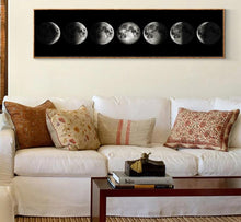 Load image into Gallery viewer, 🔥 Eclipse of The Moon Canvas Poster Minimalist Art Painting Universe Wall Picture Long Banner Print Living Room Bedroom Decoration - SallyHomey Life's Beautiful