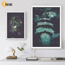 Load image into Gallery viewer, Green Leaf Plant Flower Stockholm Quotes Wall Art Canvas Painting Nordic Posters And Prints Wall Pictures For Living Room Decor - SallyHomey Life's Beautiful