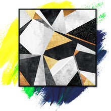 Load image into Gallery viewer, 100% Hand Painted Abstract Polygon Art Oil Painting On Canvas Wall Art Wall Adornment Pictures Painting For Live Room Home Decor