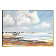 Load image into Gallery viewer, 100% Hand Painted Abstract Seaside Scenery Art Painting On Canvas Wall Art Wall Adornment Pictures Painting For Living Room Home