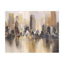 Load image into Gallery viewer, 100% Hand Painted Abstract City Buildings Oil Painting On Canvas Wall Art Frameless Picture Decoration For Live Room Home Decor