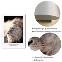 Load image into Gallery viewer, Wall Art Canvas Nordic Poster Print Lion Animal Landscape Painting Decorative Picture for Living Room Scandinavian Home Decor - SallyHomey Life's Beautiful