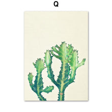 Load image into Gallery viewer, Tropical Cactus Monstera Aloe Leaf Wall Art Canvas Painting Nordic Posters And Prints Plant Wall Pictures For Living Room Decor - SallyHomey Life's Beautiful