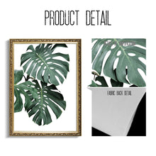 Load image into Gallery viewer, Monstera Green Big Leaves Quotes Wall Art Canvas Painting Nordic Posters And Prints Wall Pictures For Living Room Bedroom Decor - SallyHomey Life's Beautiful