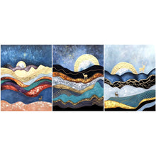 Load image into Gallery viewer, 100% Hand Painted Abstract Mountains Art Painting On Canvas Wall Art Wall Adornment Pictures Painting For Living Room Home Decor