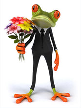 Load image into Gallery viewer, Modern Animals Posters HD Printed on Canvas Wall Art Canvas Painting Cute Frogs Decorative Pictures for Kids Room Decor Gifts - SallyHomey Life's Beautiful