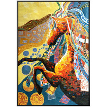 Load image into Gallery viewer, 100% Hand Painted Abstract Steed Art Oil Painting On Canvas Wall Art Frameless Picture Decoration For Live Room Home Decor Gift