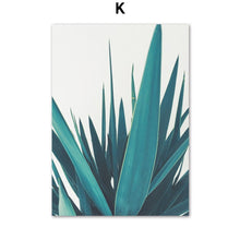 Load image into Gallery viewer, Tropical Cactus Monstera Aloe Leaf Wall Art Canvas Painting Nordic Posters And Prints Plant Wall Pictures For Living Room Decor - SallyHomey Life's Beautiful