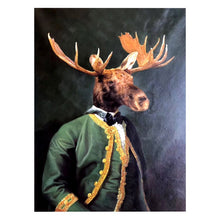 Load image into Gallery viewer, 100% Hand Painted Personal Deer Head Art Painting On Canvas Wall Art Wall Adornment Pictures Painting For Living Room Home Decor