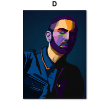 Load image into Gallery viewer, Lil Peep Tyler XXXTentacion Rapper Star Wall Art Canvas Painting Nordic Posters And Prints Wall Pictures For Living Room Decor - SallyHomey Life's Beautiful