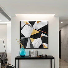 Load image into Gallery viewer, 100% Hand Painted Abstract Polygon Art Oil Painting On Canvas Wall Art Wall Adornment Pictures Painting For Live Room Home Decor