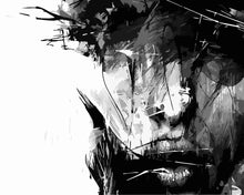 Load image into Gallery viewer, Painting By Numbers DIY 40x50 60x75cm Ink black and white woman Figure Canvas Wedding Decoration Art picture Gift