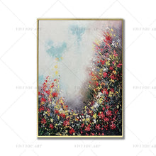 Load image into Gallery viewer, π₯ π₯ 100% Hand Painted  Beautiful Flower Ring Abstract Painting  Modern Art Picture For Living Room Modern Cuadros Canvas Art High Quality