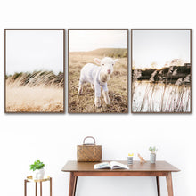 Load image into Gallery viewer, Abstract Reed Grass Leaves House Lamb Nordic Posters And Prints Wall Art Canvas Painting Wall Pictures For Living Room Decor - SallyHomey Life's Beautiful