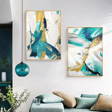 Load image into Gallery viewer, 100% Hand Painted Abstract Green Art Oil Painting On Canvas Wall Art Frameless Picture Decoration For Live Room Home Decor Gift