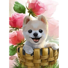 Load image into Gallery viewer, 5D Diamond Painting Dog Animal Mosaic Picture Rhinestone Full Round Diamond Embroidery Cross Stitch Art Christmas Gifts Dogs - SallyHomey Life's Beautiful