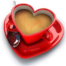 Load image into Gallery viewer, DIY 5D Diamond Painting Flowers Cross Stitch Coffee Cup Full Round Diamond Embroidery Kits Rhinestone Mosaic Home Decor Wall Art