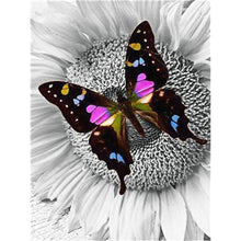 Load image into Gallery viewer, DIY 5D Diamond Painting Butterfly Animal Mosaic Full Round Rhinestone Diamond Embroidery Flowers Cross Stitch Kits Home Decor - SallyHomey Life's Beautiful