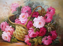 Load image into Gallery viewer, DIY 5D Diamond Painting Flower Arrangement Cross Stitch Flower Diamond Embroidery Full Round Drill Rhinestones Art Home Decor