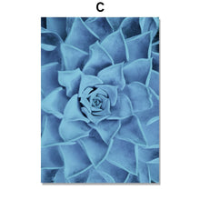 Load image into Gallery viewer, Blue Clover Dandelion Succulent Plants Wall Art Canvas Painting Nordic Posters And Prints Wall Pictures For Living Room Decor - SallyHomey Life's Beautiful