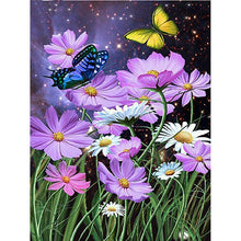 Load image into Gallery viewer, DIY 5D Diamond Painting Flower Butterfly Diamond Embroidery Animal Cross Stitch Full Round Drill Rhinestone Decor Home Art Wall
