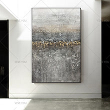 Load image into Gallery viewer,   100% Hand Painted on canvas abstract landscape wall picture painting for living room Decor