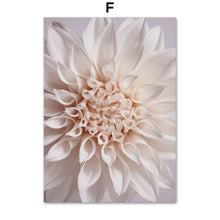 Load image into Gallery viewer, Pink Dahlia Close Up Poster Blooming Rose Nordic Posters And Prints Wall Art Canvas PaintingWall Pictures For Living Room Decor - SallyHomey Life's Beautiful