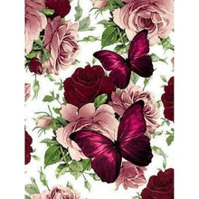 Load image into Gallery viewer, DIY 5D Diamond Painting Flower Butterfly Diamond Embroidery Animal Cross Stitch Full Round Drill Rhinestone Decor Home Art Wall