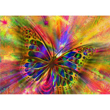 Load image into Gallery viewer, DIY 5D Diamond Painting Butterfly Flower Full Round Rhinestone Diamond Embroidery Animal Mosaic Cross Stitch Kits Decor Home