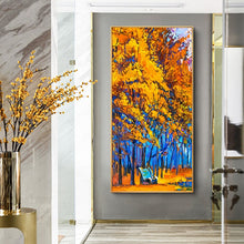 Load image into Gallery viewer, 100% Hand Painted Abstract Golden Grove Painting On Canvas Wall Art Frameless Picture Decoration For Live Room Home Decor Gift