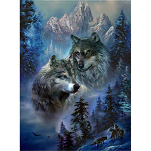 Load image into Gallery viewer, 5D Diamond Painting Animal Wolf Diamond Embroidery For Children Hobby And Handicraft Full Round Drill Rhinestones Pictures - SallyHomey Life's Beautiful
