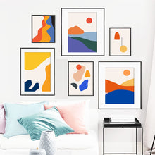 Load image into Gallery viewer, Geometric Abstract Scene Scandinavia Wall Art Canvas Painting Nordic Posters And Prints Wall Pictures For Living Room Decor - SallyHomey Life's Beautiful
