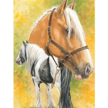 Load image into Gallery viewer, 5D Diamond Painting Horse Animal Mosaic Diamond Embroidery Full Round Drill Cross Stitch DIY Rhinestones Home Decor - SallyHomey Life's Beautiful