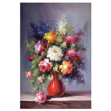 Load image into Gallery viewer, 100% Hand Painted Abstract Flowers Art Oil Painting On Canvas Wall Art Wall Adornment Picture Painting For Live Room Home Decor