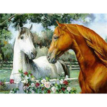 Load image into Gallery viewer, DIY 5D Diamond Painting Horse In Running Diamond Embroidery  Cross Stitch Kits Animal Mosaic Rhinestones Wall Sticker Home Decor - SallyHomey Life's Beautiful