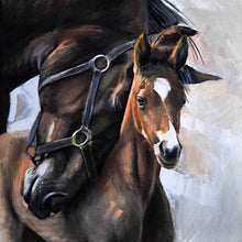 Load image into Gallery viewer, DIY 5D Diamond Painting Horse In Run Full Drill Round Diamond Embroidery Cross Stitch Rhinestone Animal Mosaic Wall Decor Home - SallyHomey Life's Beautiful