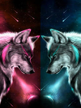Load image into Gallery viewer, 5D Diamond Painting Animal Wolf Diamond Embroidery For Children Hobby And Handicraft Full Round Drill Rhinestones Pictures - SallyHomey Life's Beautiful