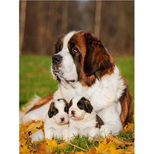 Load image into Gallery viewer, 5D Diamond Painting Dog Animal Mosaic Picture Rhinestone Full Round Diamond Embroidery Cross Stitch Art Christmas Gifts Dogs - SallyHomey Life's Beautiful