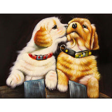 Load image into Gallery viewer, DIY 5D Diamond Painting Dog Mosaic Full Round Drill Cross Stitch Rottweiler Animal Diamond Embroidery Rhinestones Wall Sticker - SallyHomey Life's Beautiful