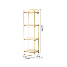 Load image into Gallery viewer, Living Room Geometric Shelves Nordic Style Creative Wall Decoration Metal Shelf Round Hexagon Storage Holder Rack Shelves
