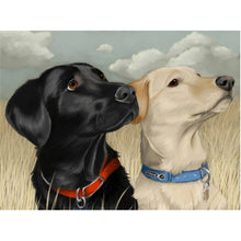 Load image into Gallery viewer, DIY 5D Diamond Painting Dog Cross Stitch Diamond Embroidery Sale Full Round Drill Animal Mosaic Rhinestones Art Wall Hobby Decor - SallyHomey Life's Beautiful