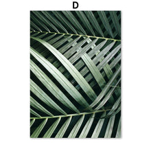 Load image into Gallery viewer, Green Monstera Banana Palm Leaf Wall Art Canvas Painting Nordic Posters And Prints Plants Wall Pictures For Living Room Decor - SallyHomey Life's Beautiful