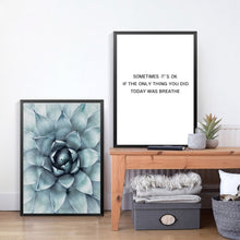 Load image into Gallery viewer, Top Selling Custom Agave Alpaca Leaf Wall Art Canvas Painting Nordic Posters And Prints Wall Pictures For Living Room Home Decor - SallyHomey Life's Beautiful